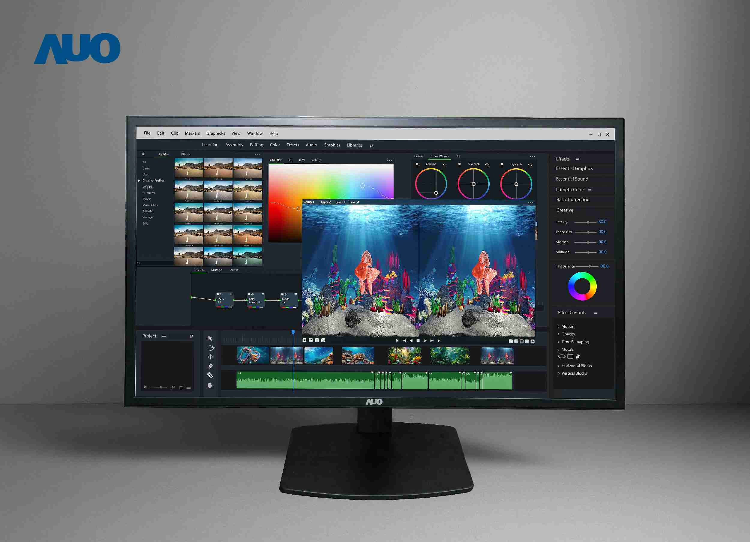 赏金国际开发32吋2D/3D专业桌上型显示器，，，，拥有8K4K超高分辨率，，，并以低串扰算法优化3D显示效果，，搭载自动眼球追踪功能，，，能实时调整3D图像，，，进行实时2D与3D无缝共存窗口，，，，提供图像设计工作者突破二维接口的崭新工作氛围与效率